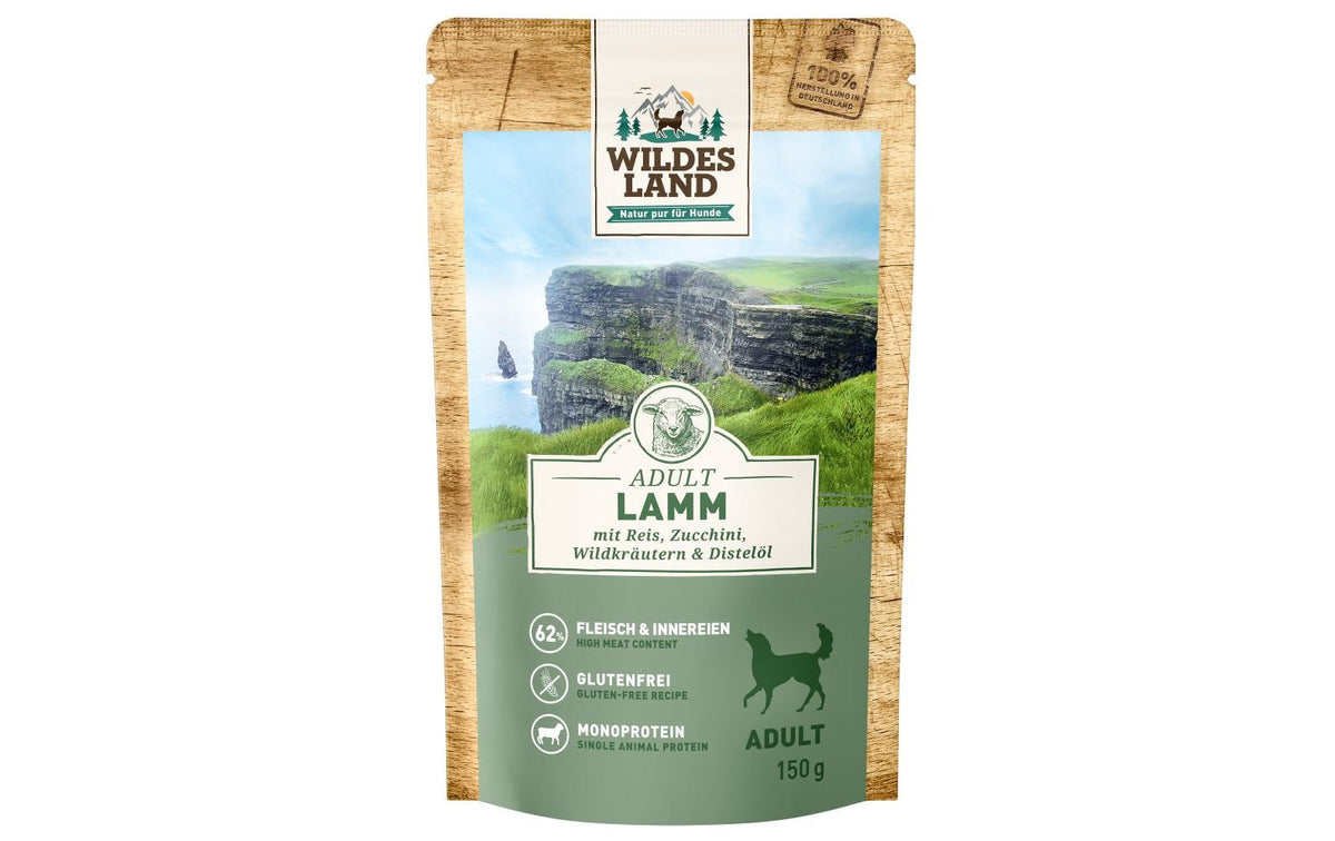 Wildesland Dog Adult Lamm, Reis, Zuc.
