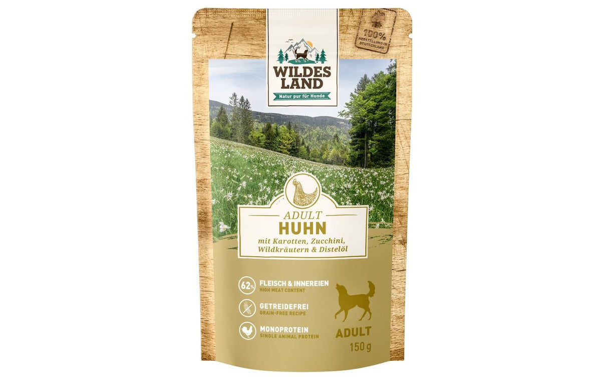 Wildesland Dog Adult Huhn, Karotte, Zuc.