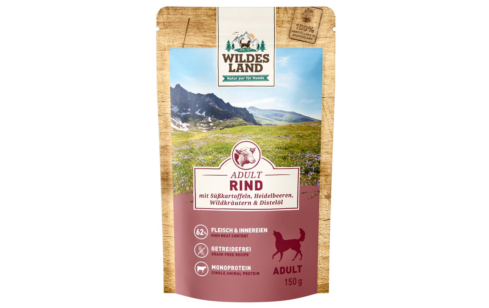 Wildesland Dog Adult Rind, Süsskart.