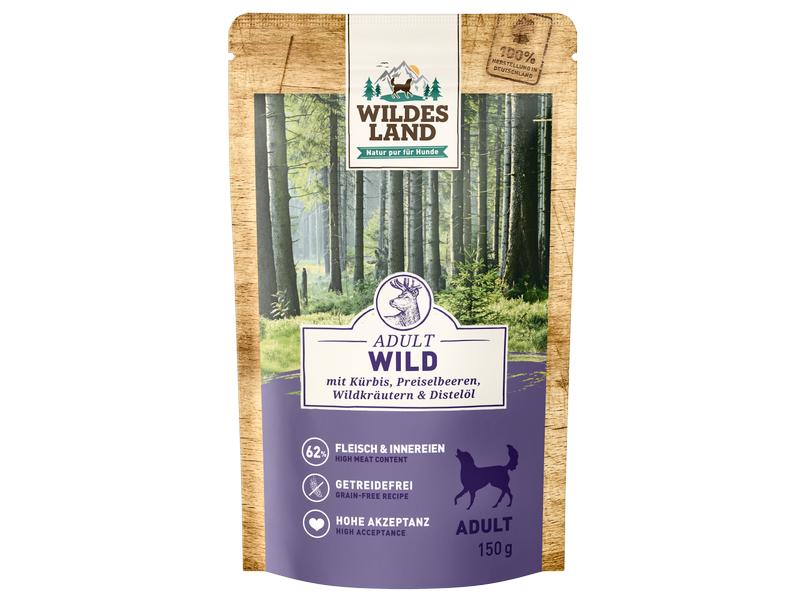 Wildes Land | Wildesland Dog Adult Wild & Kürbis | 8x150g