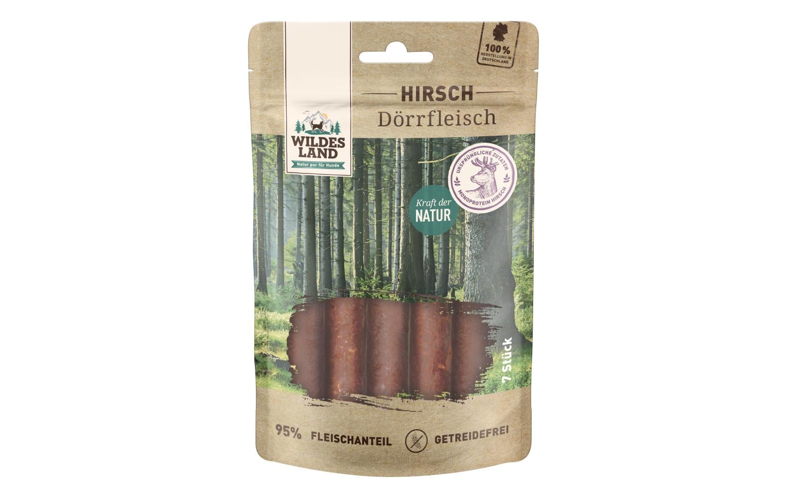 Wildesland Dog Hirsch Dörrfleisch Snack