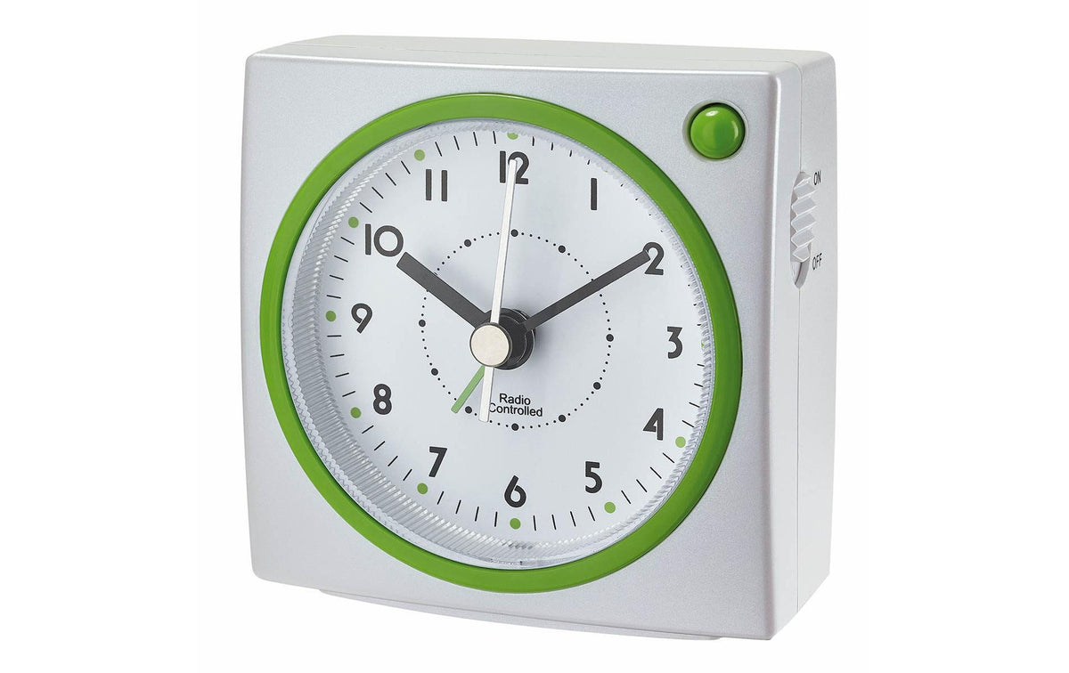 TFA Dostmann, Funkwecker Weiss/Grün