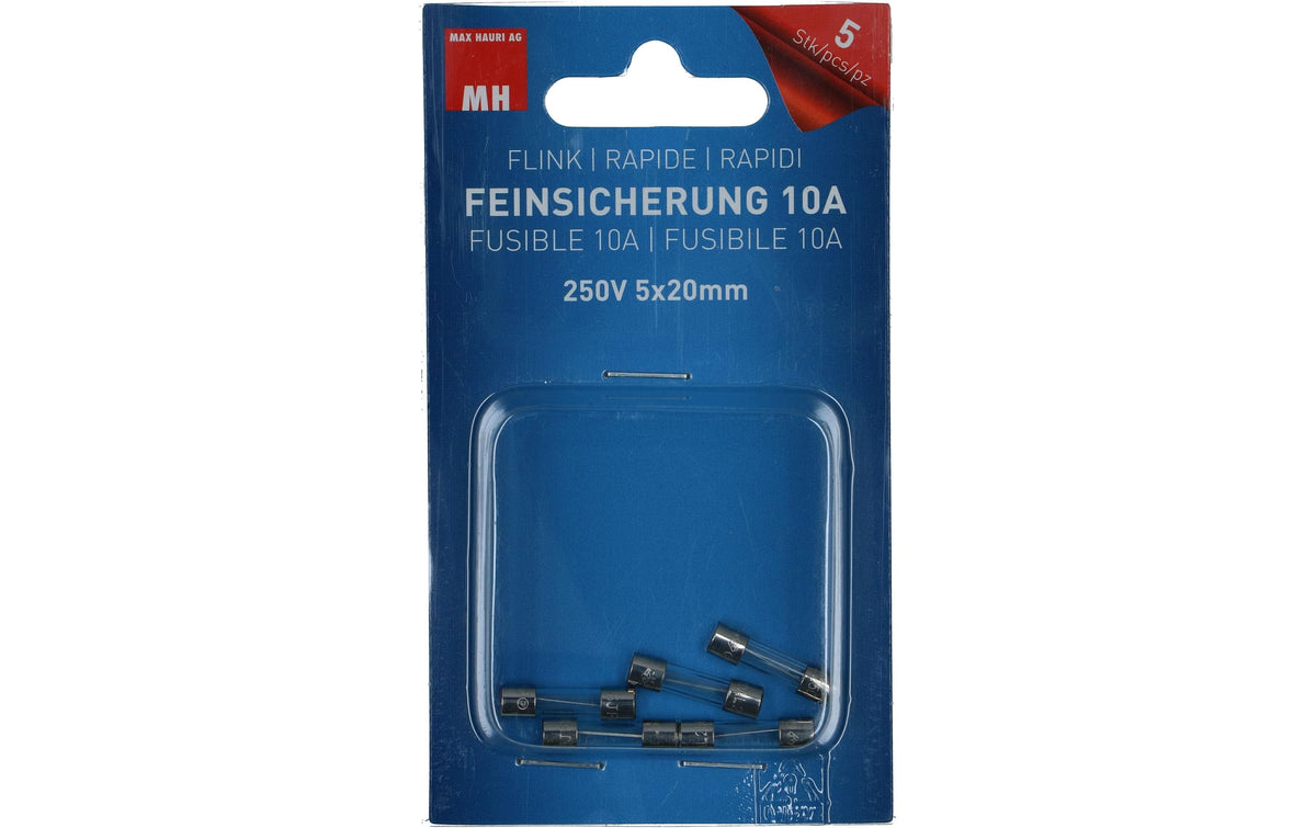 Max Hauri Feinsicherung 10A  250V 5x20mm