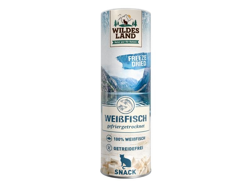 Wildes Land | Katzen-Snack Weissfisch Freeze | Dried 16 g