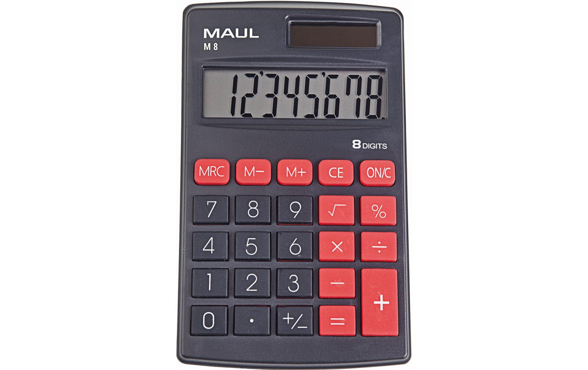 Maul, Taschenrechner M8 Schwarz