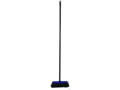 Edi Baur | Bodenwischer Profi 27cm blau | Teleskopstiel 79-142cm, Rosshaarmischung