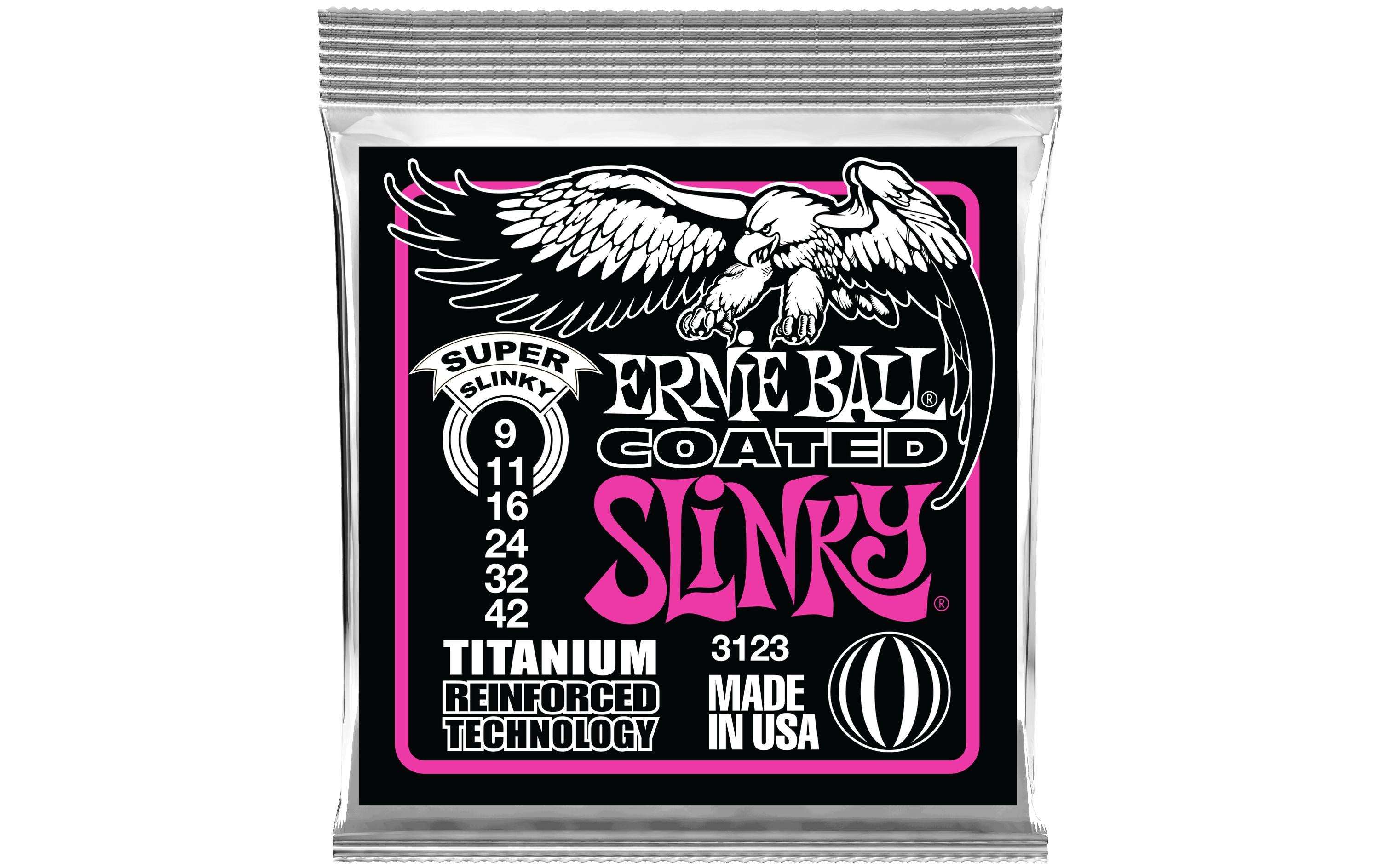 Ernie Ball 3123 Slinky Coated Titanium