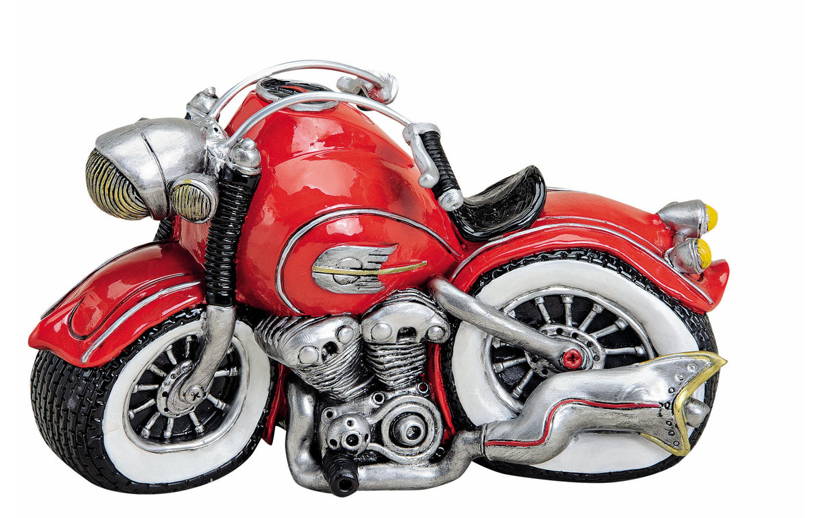 Spardose Motorrad aus Poly