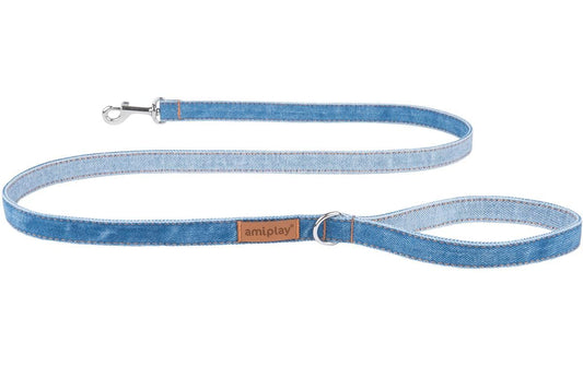 Amiplay Leine Denim S, 10mm/140cm