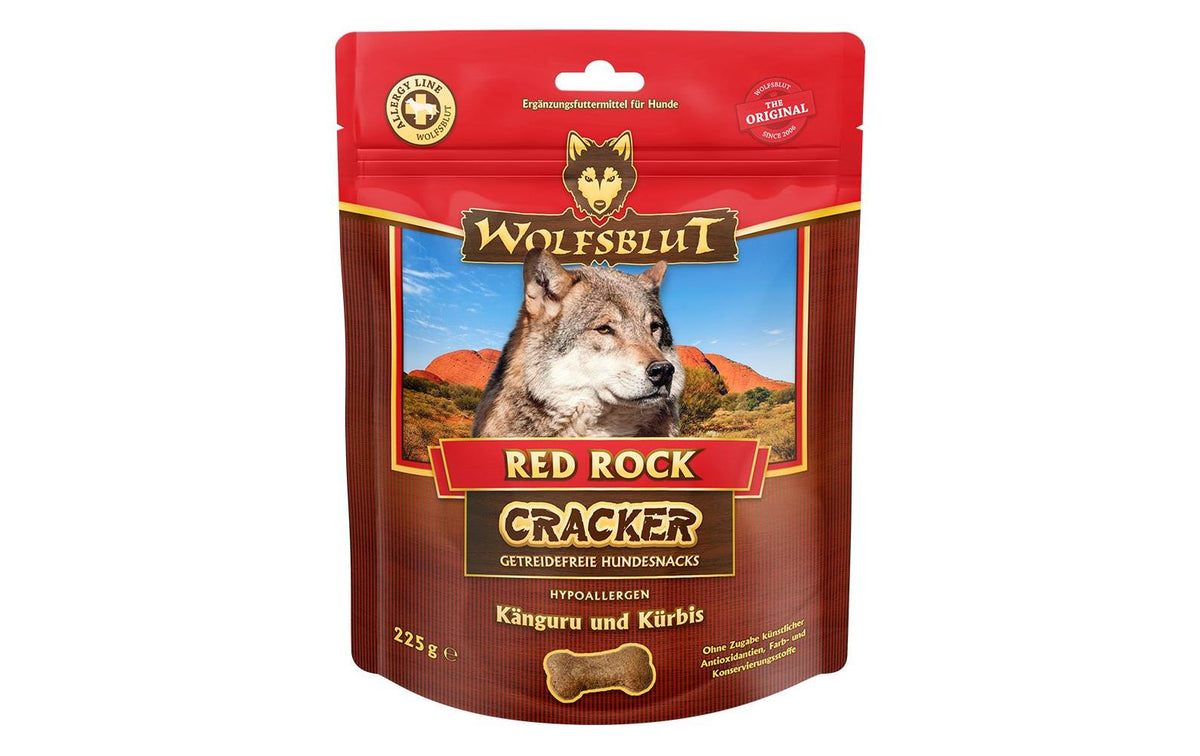 Wolfsblut, Snack Cracker Red Rock, 225 g