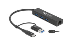 Delock | USB 3.2 Hub 64149 | 3 Port USB 3.2 Gen 1 Hub