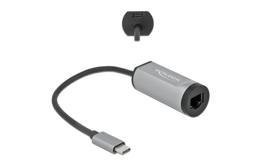 Delock USB3.1 Typ-C zu LAN Adapter, 1Gbps