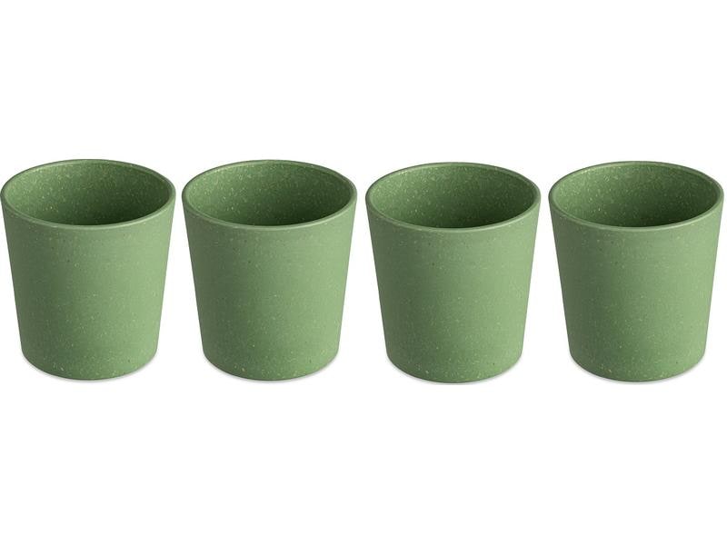 Koziol | Trinkbecher Connect S | 190 ml, 4 Stück, Grün