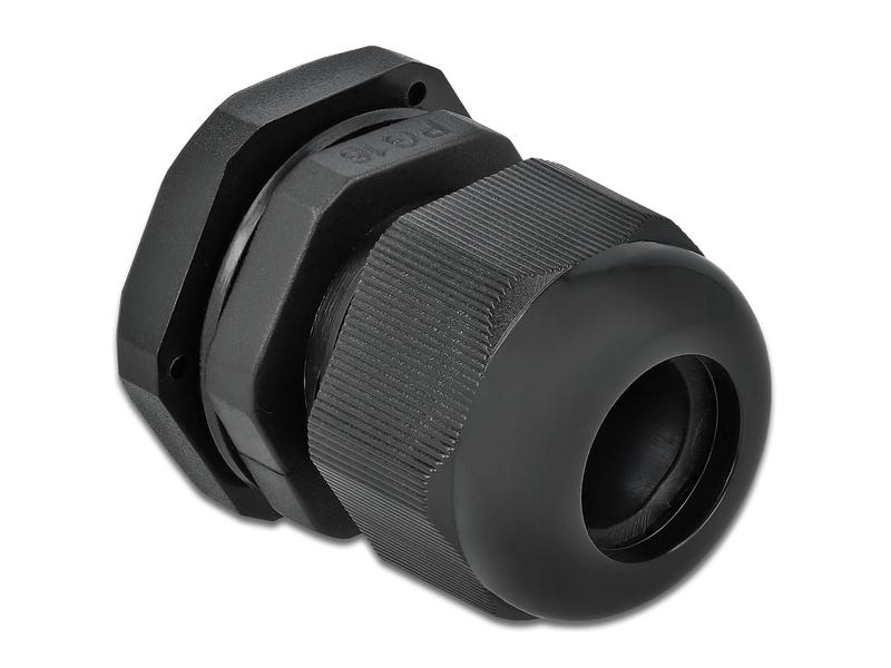 Delock | Kabelverschraubung PG16 27mm | IP 68, schwarz, 10 Stück