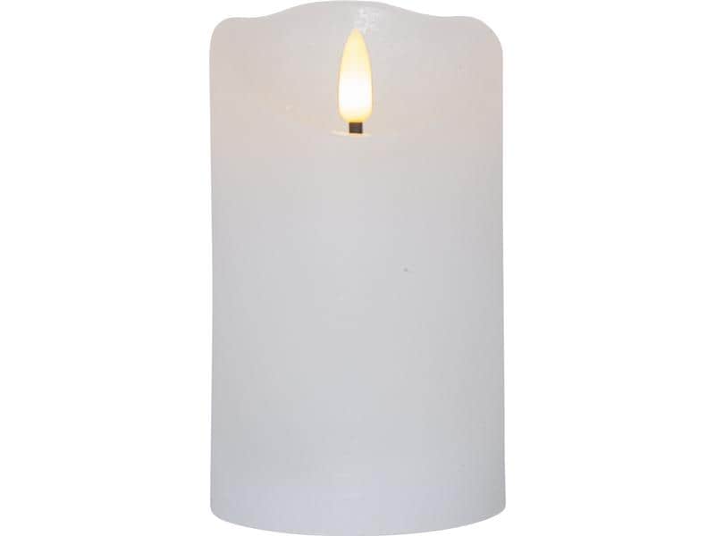 Star Trading | LED-Kerze Flamme Rustic, Ø 7. | 0.06W, IP20, Weiss