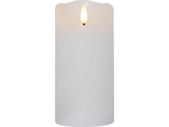 Star Trading | LED-Kerze Flamme Rustic, Ø 7. | 0.06W, IP20, Weiss