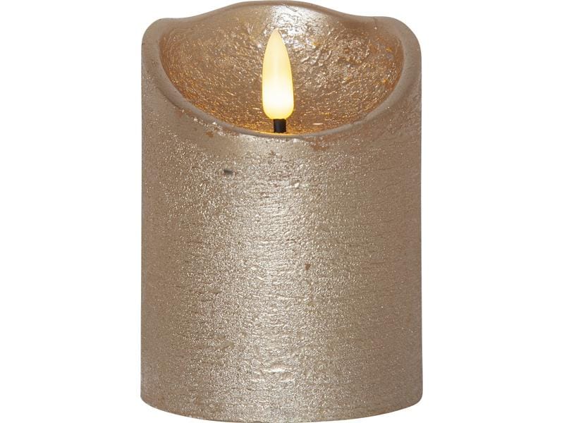 Star Trading | LED-Kerze Flamme Rustic, Ø 7. | 0.06W, IP20, Gold