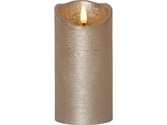 Star Trading | LED-Kerze Flamme Rustic, Ø 7. | 0.06W, IP20, Gold