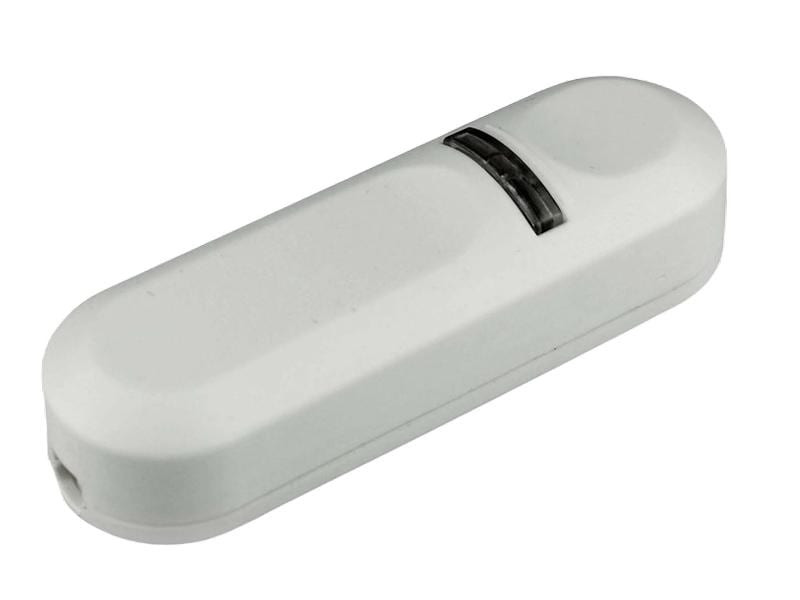 Elbro | Universal-Schnur-Tastdimmer | 230V, 50Hz, IP20, 150W 97x31x28mm, weiss