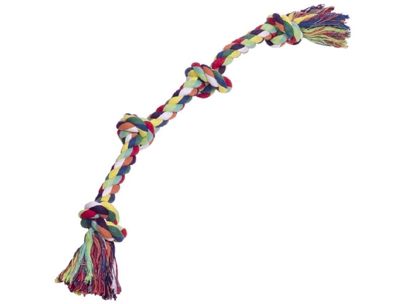 Nobby | Knotenseil bunt 250g, 4 Knoten | ca.55cm
