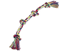 Nobby | Knotenseil bunt 250g, 4 Knoten | ca.55cm