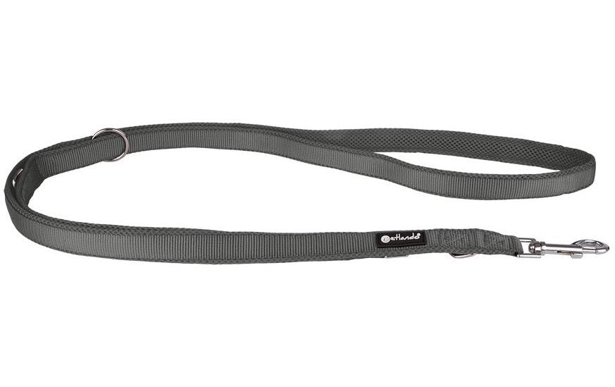 petlando, Hundeleine Mesh, 3 m, Anthrazit