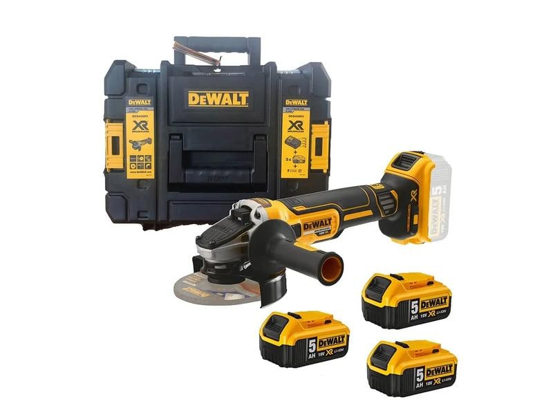 DEWALT | Akku-WinkelschleiferDCG405P3 | 3 x 5.0 Ah