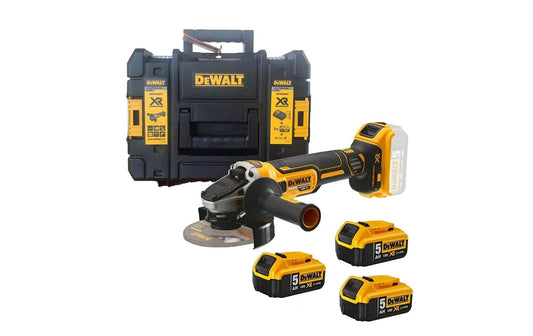 DEWALT | Akku-WinkelschleiferDCG405P3 | 3 x 5.0 Ah