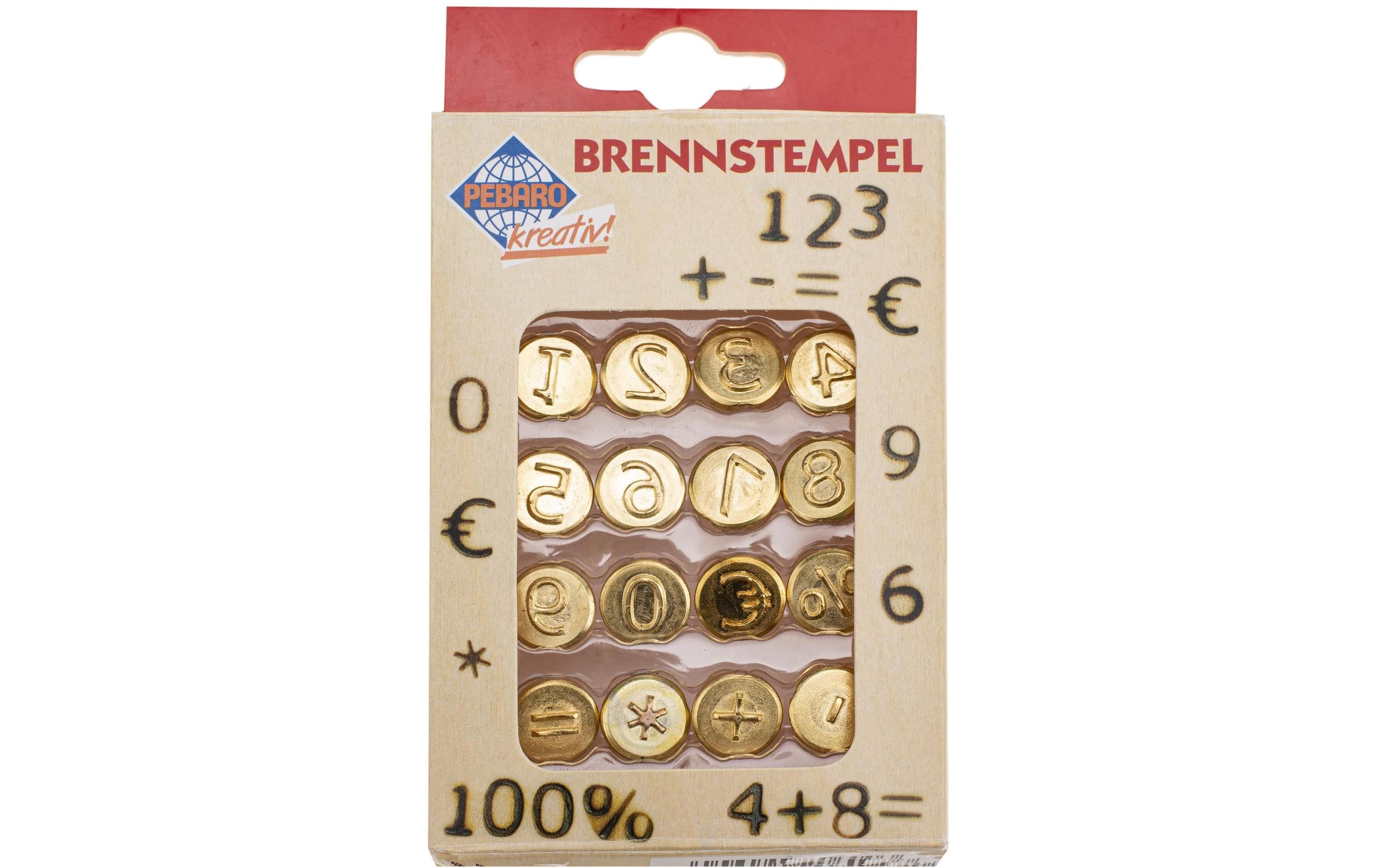 Glorex Brennstempel Zahlen/Zeichen