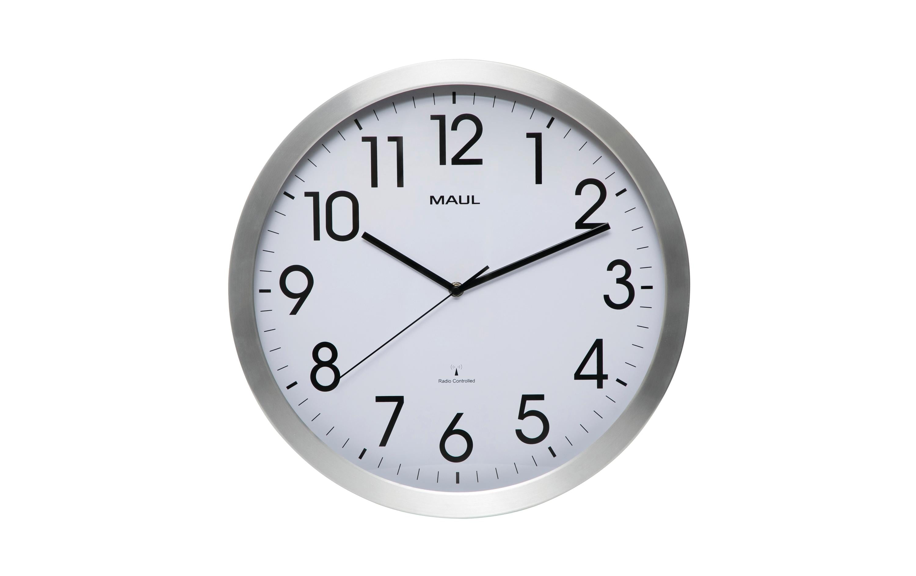 MAUL Wanduhr MAULmove, Silber