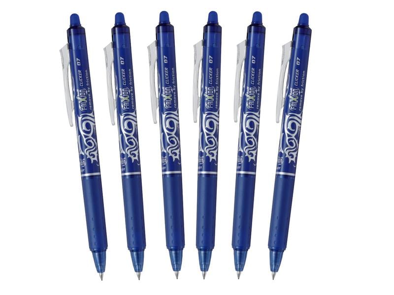 Pilot | Gelschreiber FlowPack FriXion Clicke | 6er Pack blau