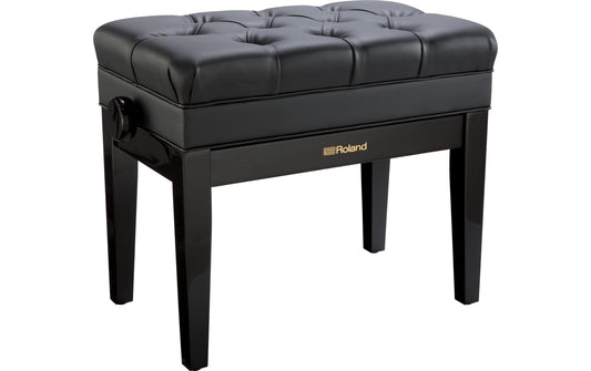 Roland | RPB-500PE, Polished ebony | Vinyl Seat, Aufbewahrungsfach