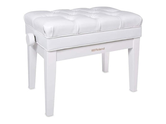 Roland | RPB-500PW Polished white | Vinyl Seat, Aufbewahrungsfach