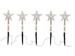 Star Trading | Outdoor Dekoration Wandy | 12 cm x 25 cm x 140 cm, 5 LEDs, Outdoor