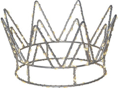 Star Trading | Tischdekoration Crown | inkl. LED WW, exkl. Batterie 3x AA, IP20