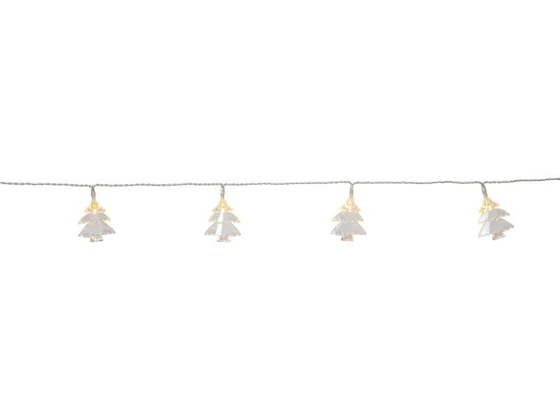 Star Trading | Lichterkette Izy Tanne | inkl. LED WW, exkl. Batterie 2x AA, IP20