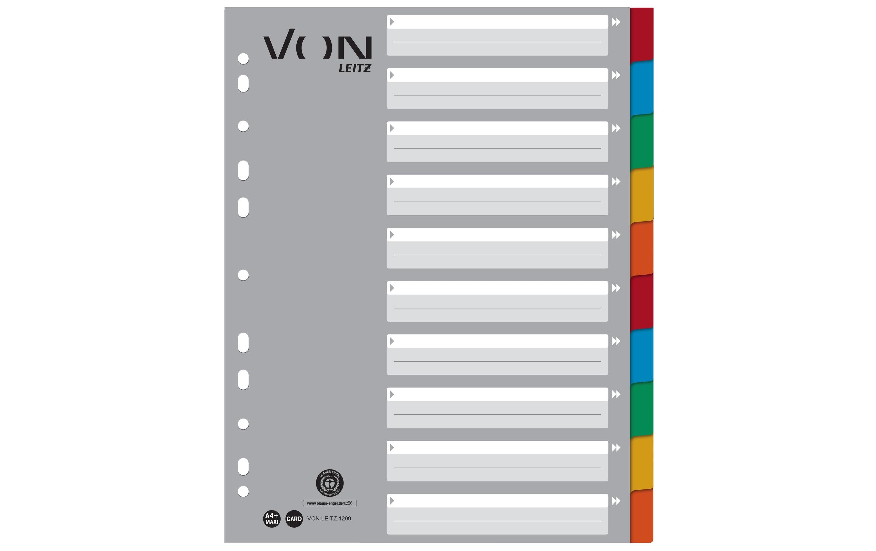 VON, Register 10 Taben, A4, 1-10