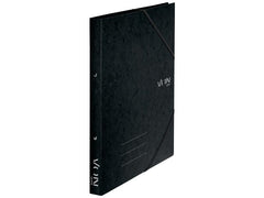 VON | Ringbuch mit elastischen Eckbändern, 2 | mit elastischen Eckbändern, Karton, schwarz
