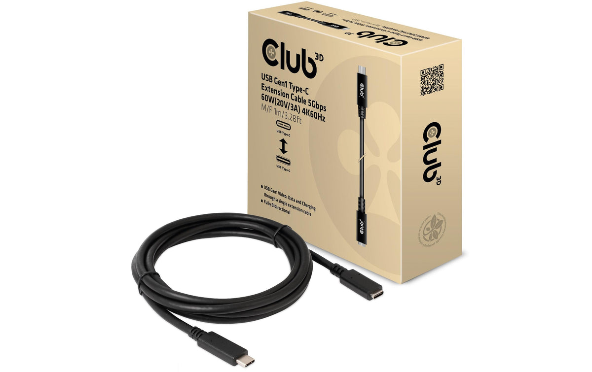 Club 3D, USB Type-C Gen1 Verlängerungskabel
