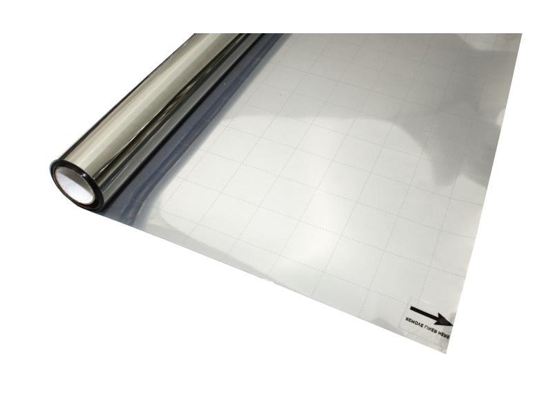 Gardinia | Fensterfolie UV-Schutz | 90 x 150 cm, Silber