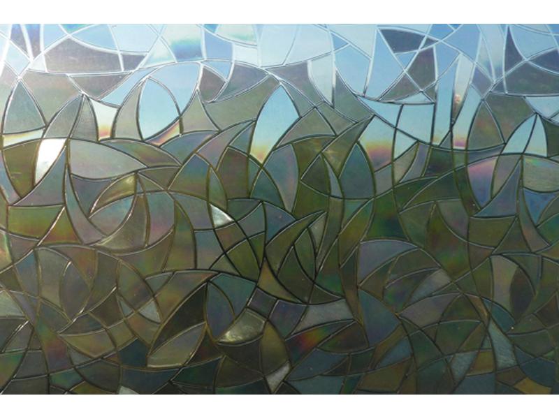 Hubatka | Fensterfolie RUBI 46 x 150 cm | Statisch haftend, absorbiert 99%UV-Strahlen
