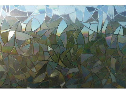 Hubatka | Fensterfolie RUBI 46 x 150 cm | Statisch haftend, absorbiert 99%UV-Strahlen