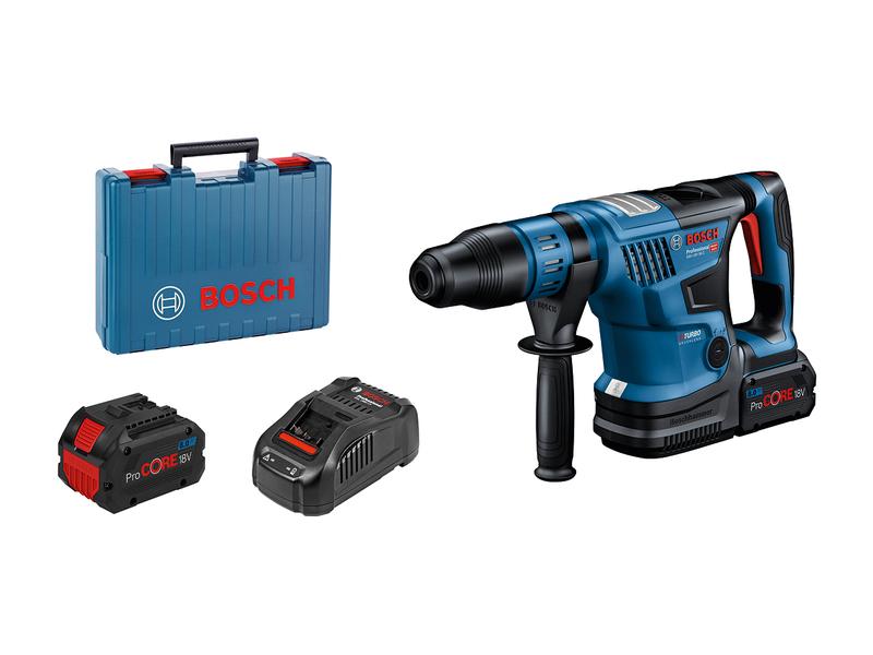 Bosch Professional | Akku-Bohrhammer | GBH 18V-36 C / 2 x 8.0Ah ProCORE