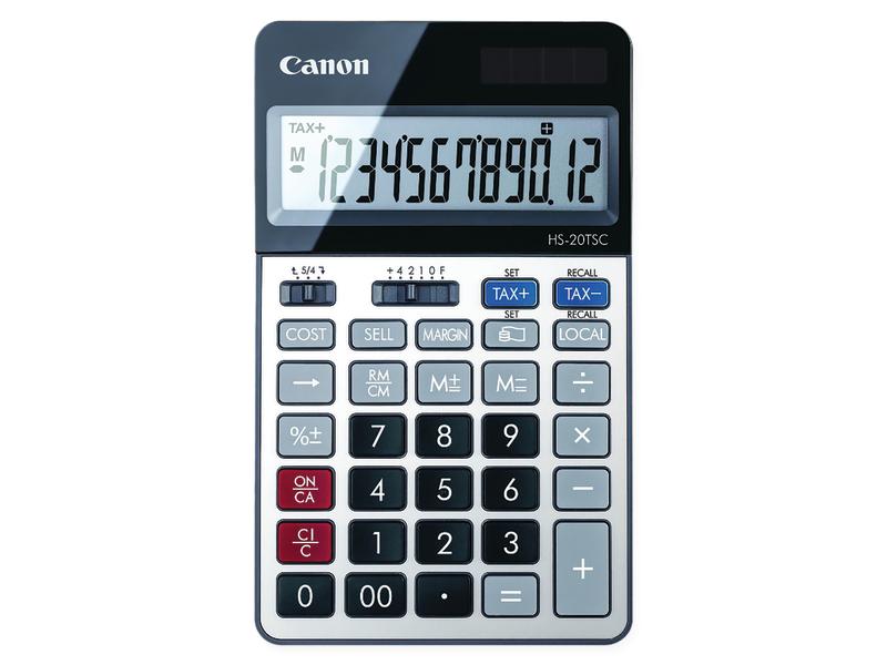 Canon | Taschenrechner CA-HS20TSC | Solar- und Batterie, 12-stellig