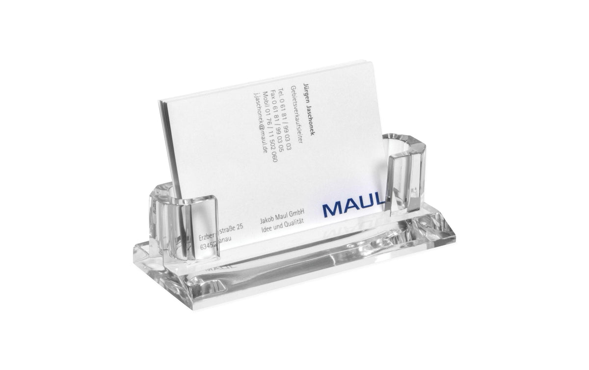 Maul Visitenkarten-Halter Acryl