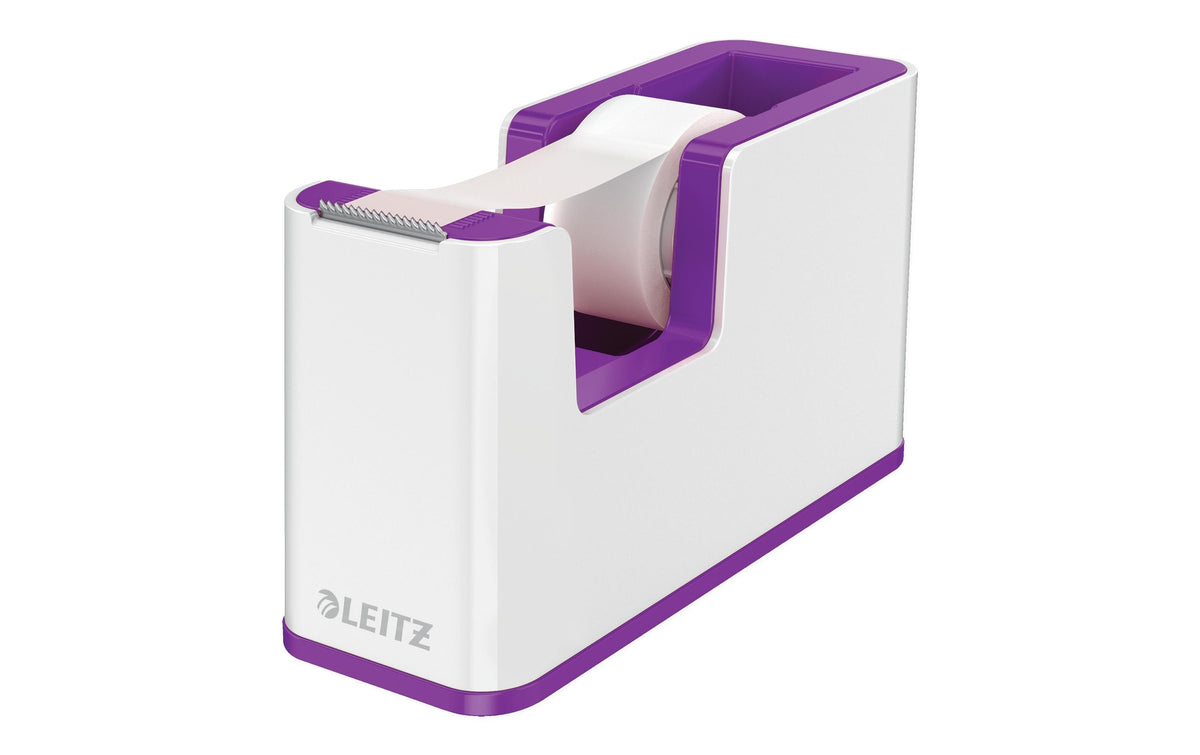Leitz, Tischabroller Duo Colour Weiss/Viole