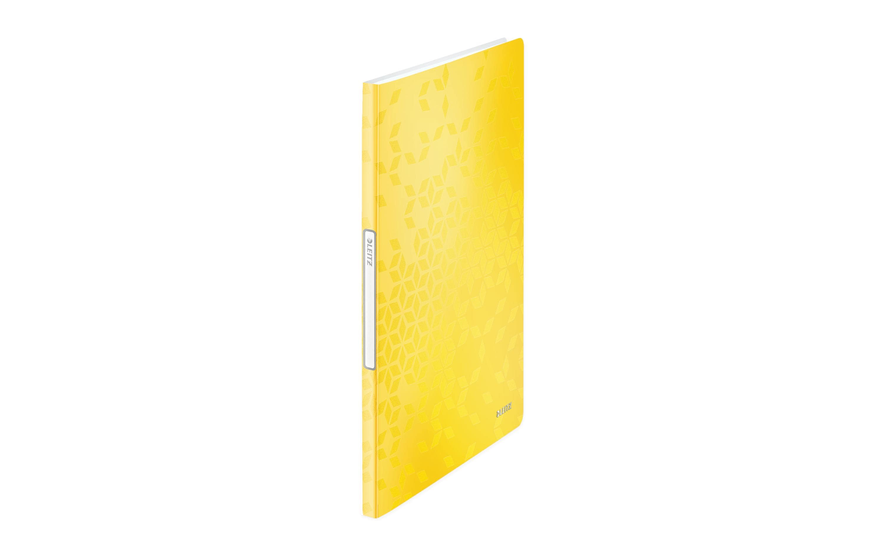 Leitz, Sichtbuch WOW Gelb, mit 20 Sichthüll