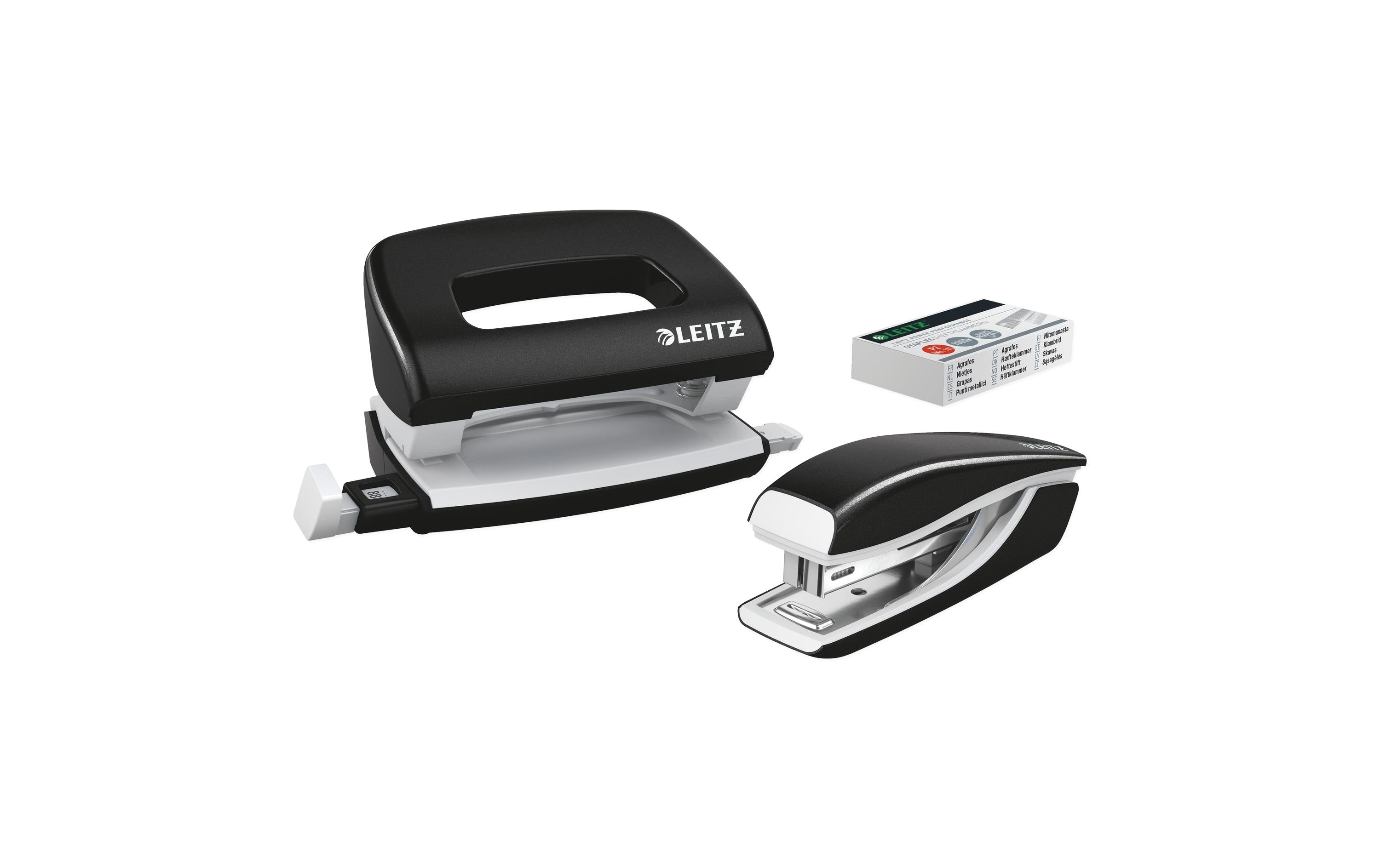 Leitz Set Mini-Locher+Mini-Heftgerät WOW