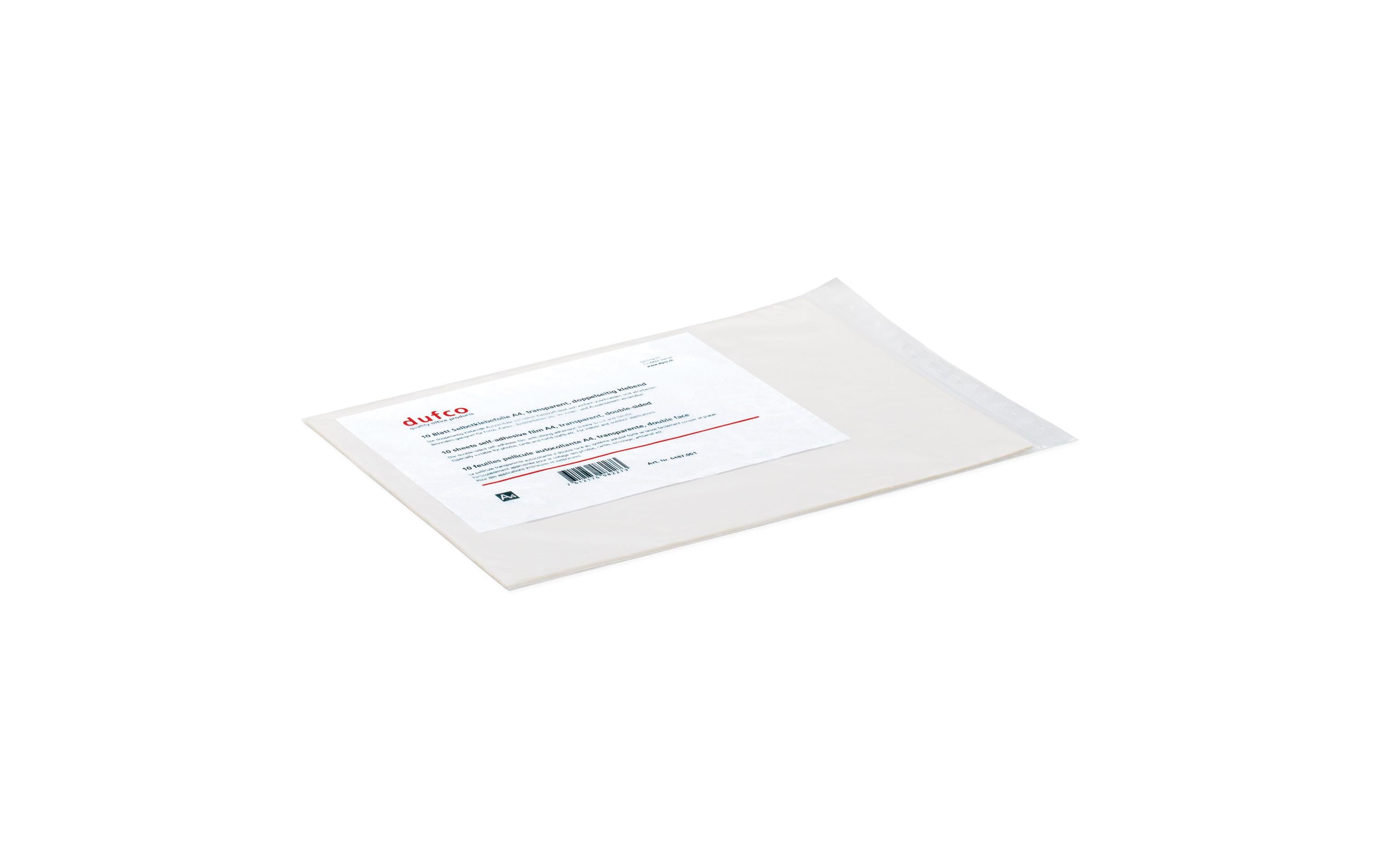 Dufco Selbstklebefolie doppelseitig, 10 Stk