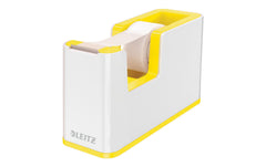 Leitz, Tischabroller Duo Colour Weiss/Gelb